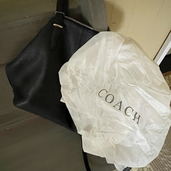 Coach signature pebbled leather bag - Picture 5 of 6